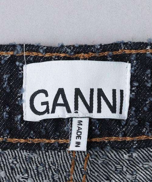 GANNI＞FLUFFY ワイドデニム