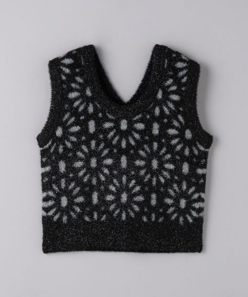 UNITED ARROWSフラワー刺繍 ニットベスト UNITED ARROWS｜フラワー チュール ニットベスト | Rakuten