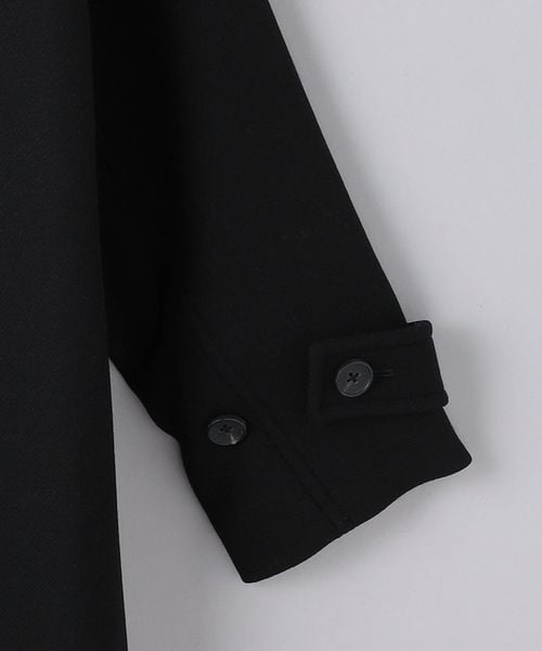 MANTECO ステンカラー コート BLACK