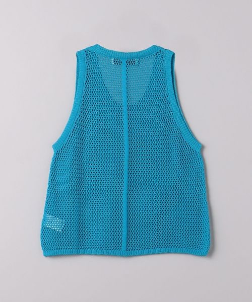 美品【SAYAKA DAVIS】コットンメッシュタンクトップ　ホワイト　Sサイズ 1500024S0756_m1_a011.jpg