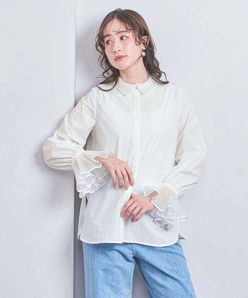 UNITED ARROWS LTD. OUTLET｜オーガンジーカフス ブラウス