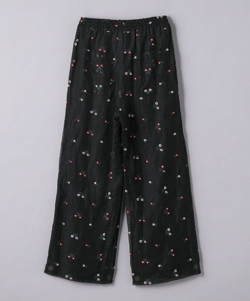 GUCCIフラワーエンブロイダリートラックパンツ GUCCIフラワーエンブロイダリートラックパンツ
