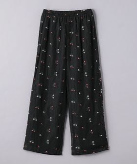 TICCA/＜TICCA＞フラワーエンブロイダリー パンツ/イージーパンツ