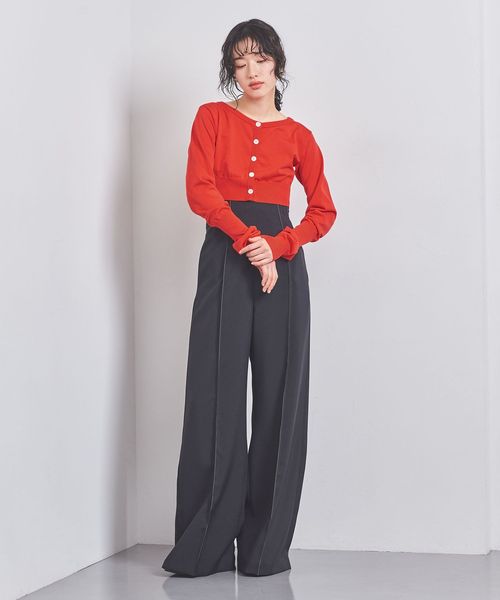 WRAPINKNOT＞クロップド カーディガン 