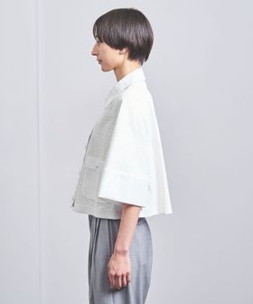 フラワー エンブロイダリー ショートスリーブ シャツ