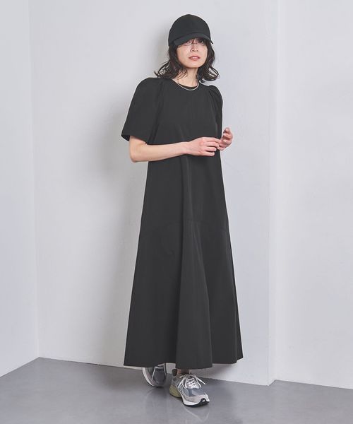 UNITED ARROWS オープンバック パフスリーブ ワンピース オープンバック パフスリーブ ワンピース
