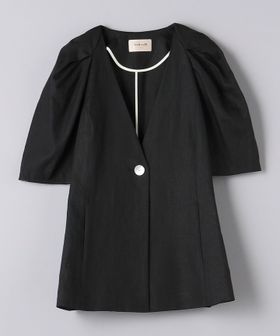 Masaco Teranishi/＜Masaco Teranishi＞リネン ボリュームスリーブ ジャケット/その他ジャケット / スーツ / セットアップ