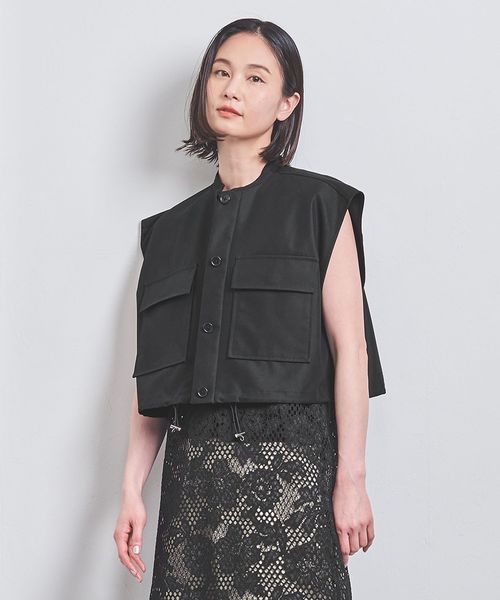 ピーナッツ！UNITED ARROWS シャンブレーショートベスト シャンブレー ショート ベスト