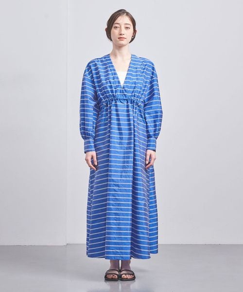 【新品タグ付き】UNITEDARROWS FABRICA 2024 ワンピース FABRICA ギャザー ワンピース