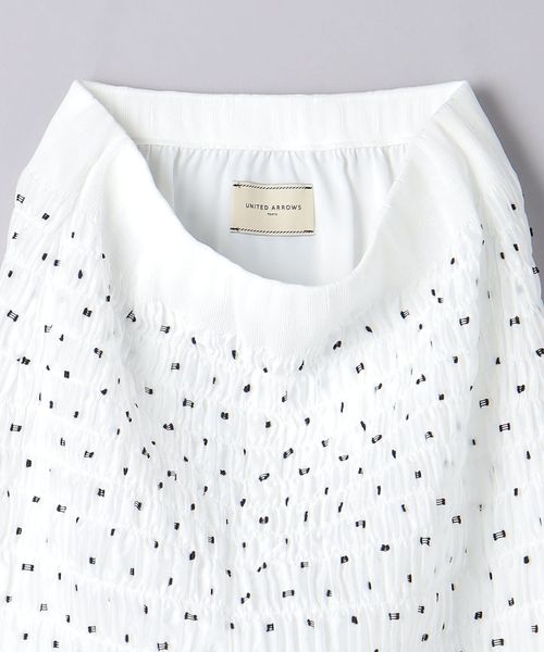 ころろ❤︎  【UNITED ARROWS】 カットジャカード コート 36 UNITED ARROWS（ユナイテッドアローズ）の「カットジャカード