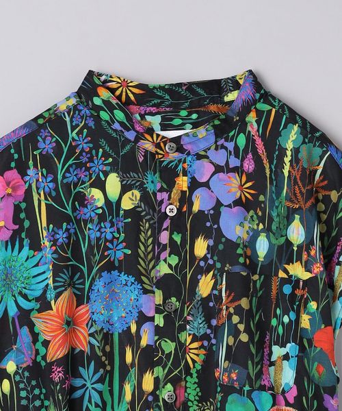 ENGINEERED GARMENTS＞フラワープリント ロングワンピース