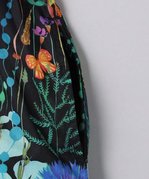 ENGINEERED GARMENTS＞フラワープリント ロングワンピース