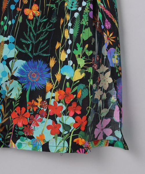 ENGINEERED GARMENTS＞フラワープリント ロングワンピース