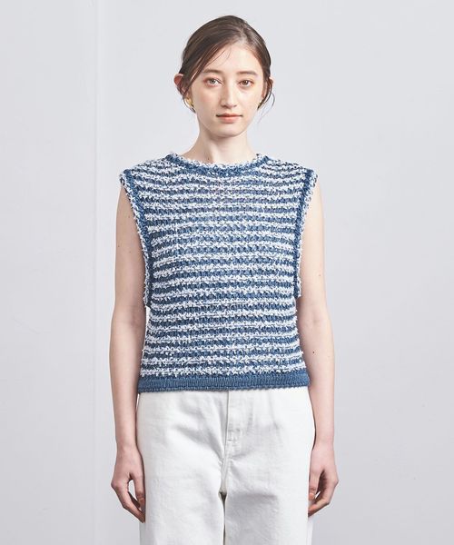 UNITED ARROWS アウター メタリックシャイン ツイード ベスト UNITED ARROWS アウター メタリックシャイン ツイード ベスト