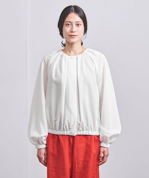 DRAWER ドゥロワー 長袖 シャツ ブラウス ギャザー ユナイテッドアローズ DRAWER ドゥロワー 長袖 シャツ ブラウス ギャザー ユナイテッド