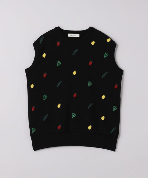 別注】＜COZ manufactured by WRAPINKNOT＞ジャカード ノースリーブニット