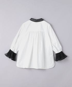 オーガンジーカフス ブラウス