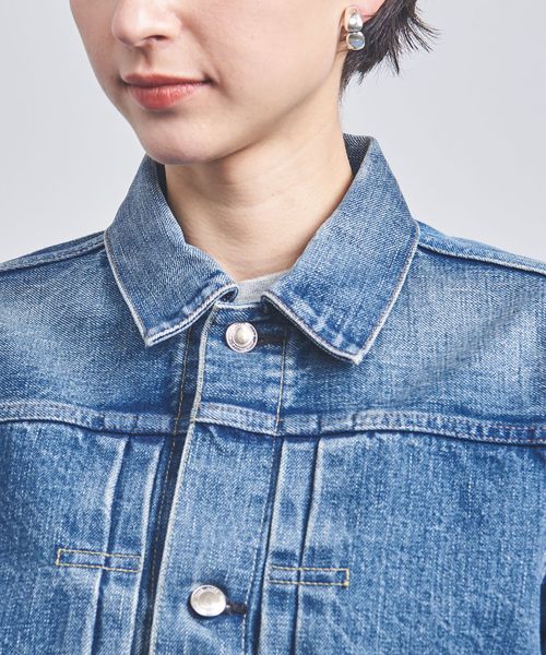 ジャケット・アウター HYKE UNITED ARROWS 1st denimjacket HYKE × UNITED ARROWS【別注】TYPE1/ワンウォッシュ & ユーズド