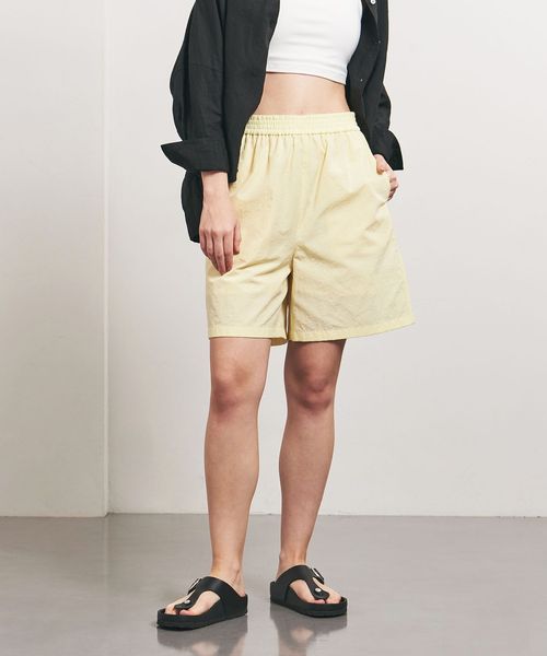TO UNITED ARROWS＞HATAKE ショートパンツ YELLOW