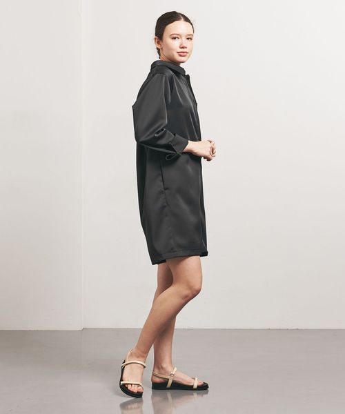 試着のみ　SALLURE ブラック ショートオールインワン TO UNITED ARROWS＞P/STN ショート オールインワン