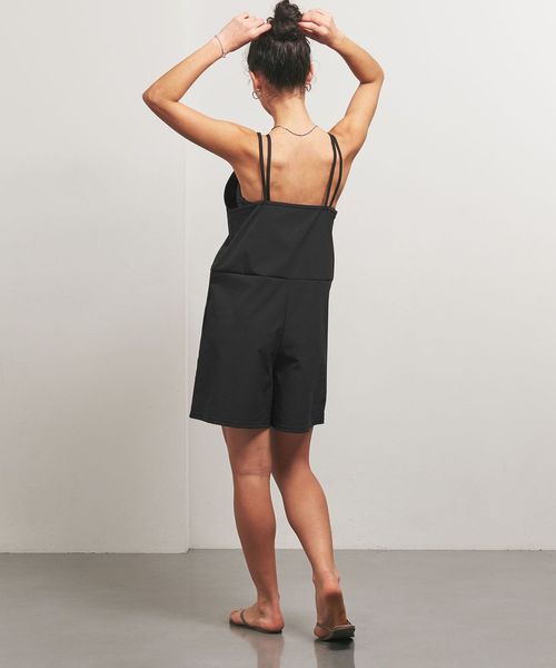 【新品タグ付き】TO UNITED ARROWS ショート オールインワン 黒 TO UNITED ARROWS＞ショート オールインワン/ビーチウエア