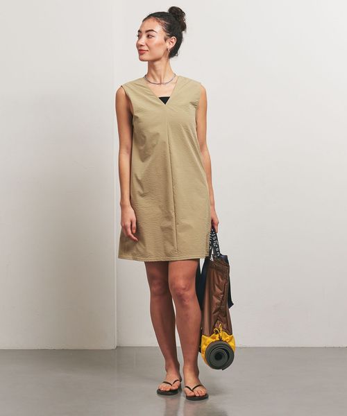 UNITED ARROWS ワンピース水着 トリコット ギャザーワンピース スイムウェア / 水着― UVケア ―