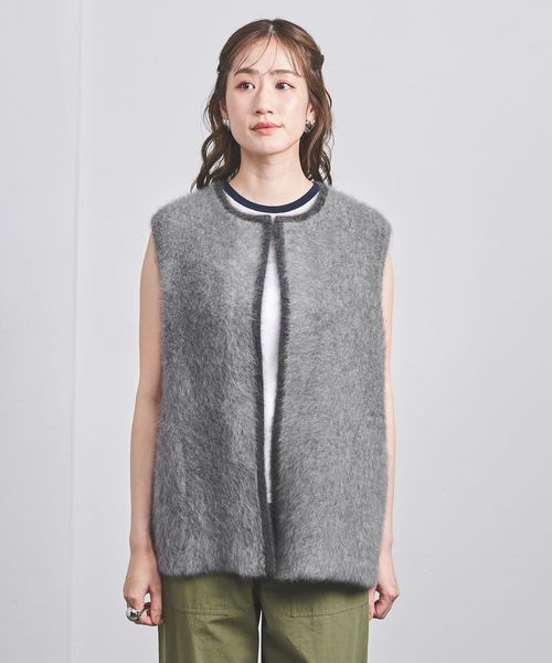 UNITED ARROWS フォックス カシミヤ ケープ フォックス カシミヤ ケープ