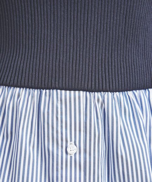 【新品未使用】ユナイテッドアローズ　ニットビスチェ シャツ　ネイビー BEAUTY&YOUTH UNITED ARROWS（ビューティーアンドユース