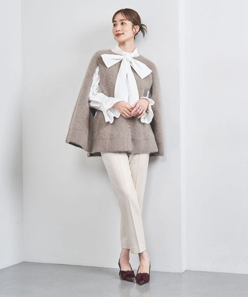 UNITED ARROWS フォックスカシミヤケープ フォックス カシミヤ ケープ