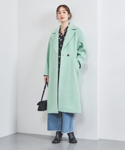 UNITED ARROWS/シャギー ビッグテーラード コート/チェスターコート