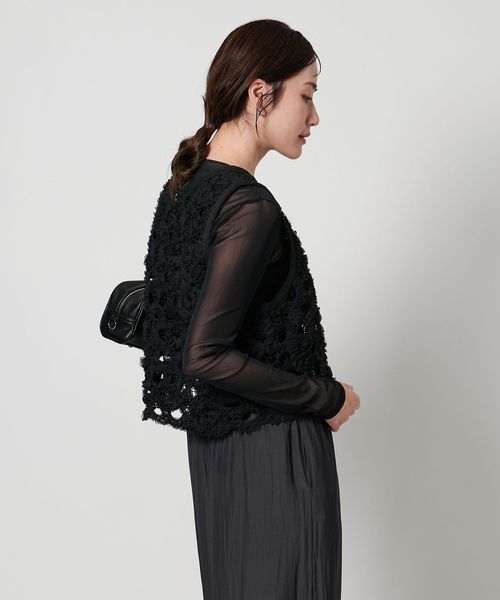 UNITED ARROWS/チュール メッシュ ベスト/ベスト