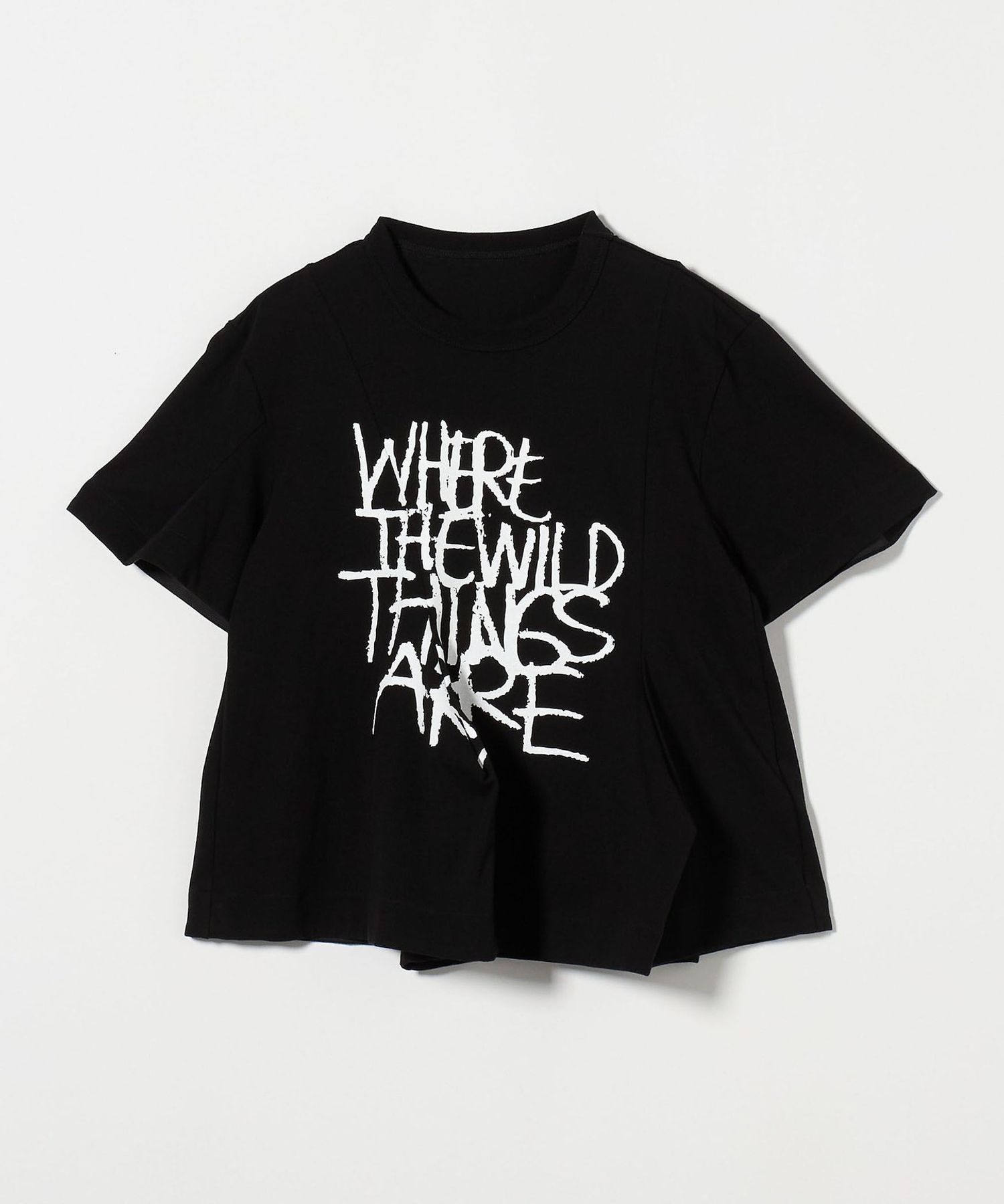 sacai サカイ　アシンメトリー ドレープ　リボン　カットソーTシャツ 24-0825S-13-13-pc1-m.jpg