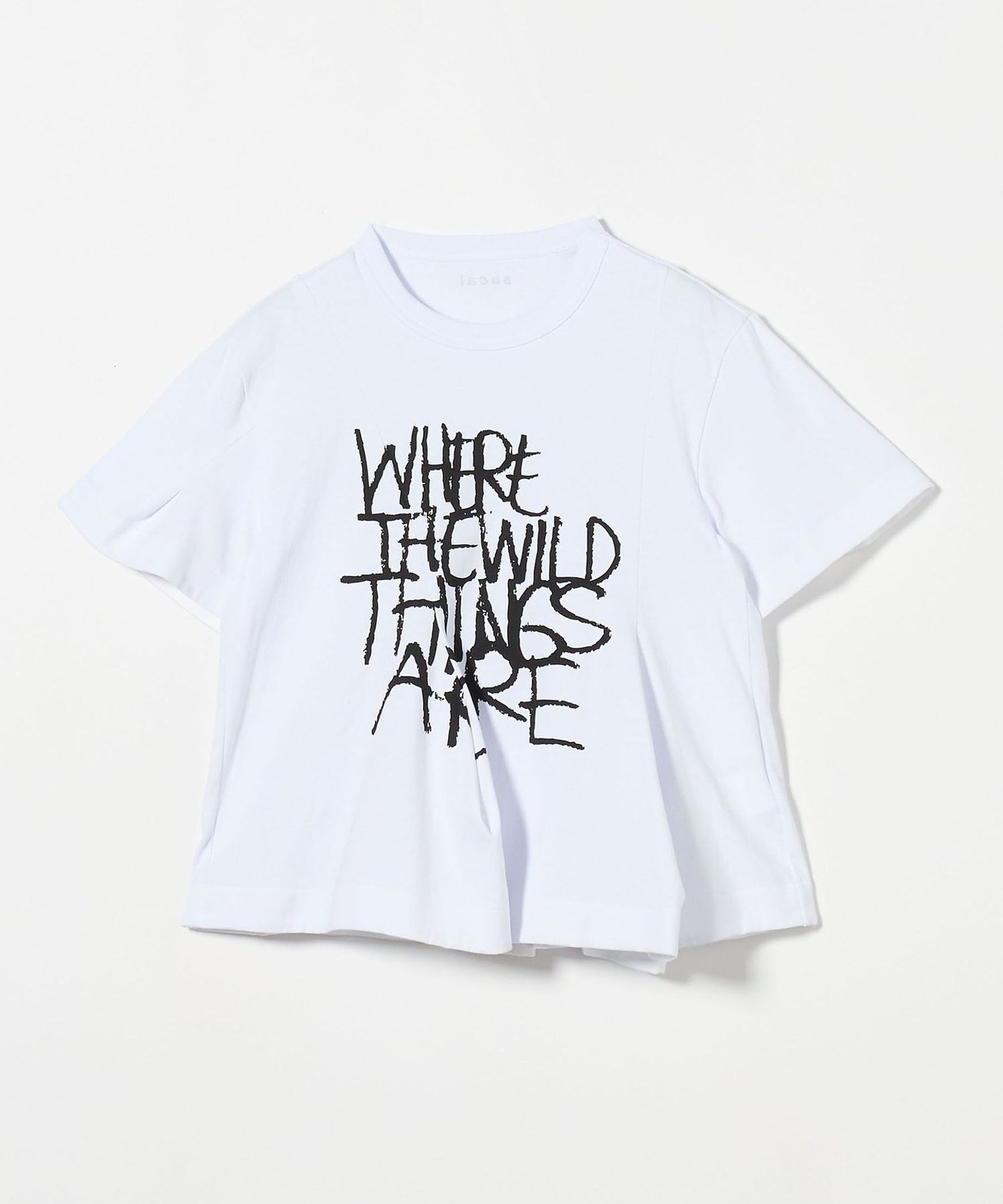 sacai＞WTWTA アシンメトリーTシャツ