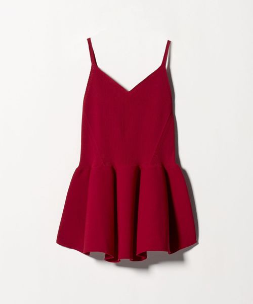 本日中＜CFCL＞PTRY ノースリーブトップス FLUTED SLEEVELESS TOP