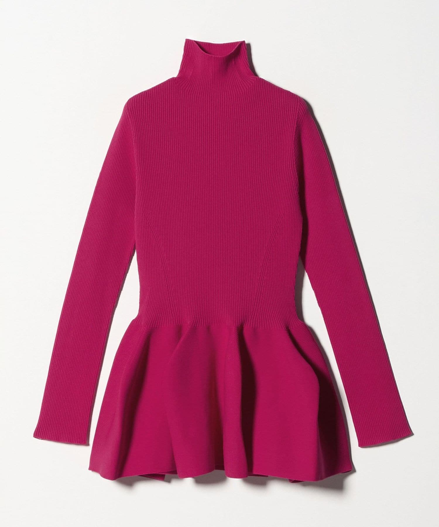 CFCL リブ編みモックネック半袖トップス タグ付き新品 CFCL リブ編みモックネック半袖トップス タグ付き新品 配色