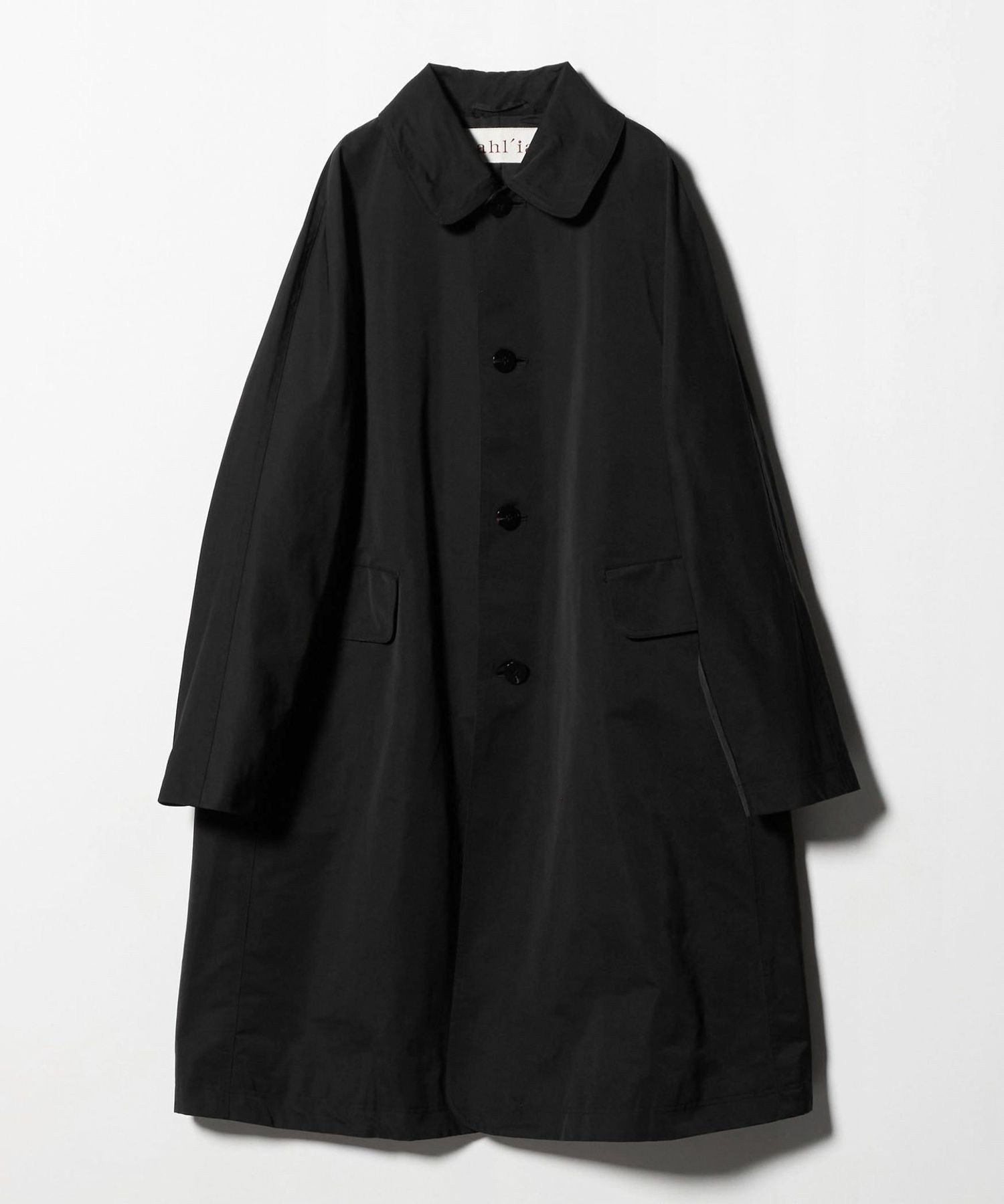 AD2011 丸襟コットンオーバーコート 黒 ラウンドカラー archive AD2011 丸襟コットンオーバーコート 黒 ラウンドカラー archive - メルカリ