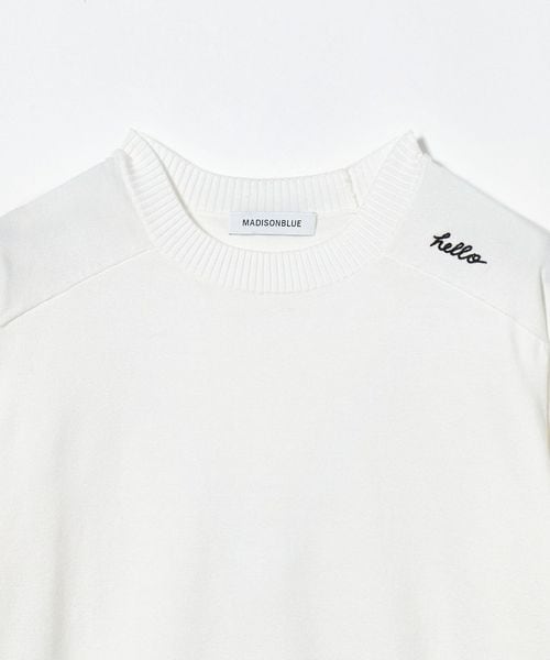 MADISONBLUE＞HELLOニット
