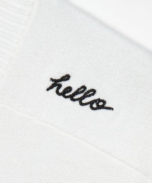 MADISONBLUE＞HELLOニット