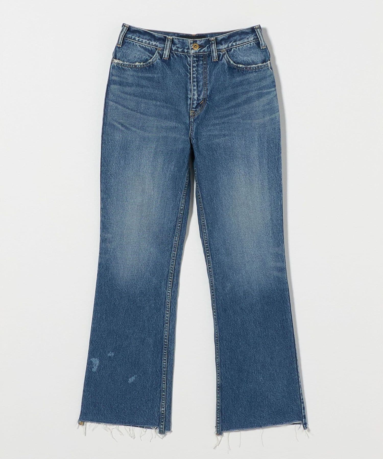 【美品】マディソンブルー ヘムカット　スリム　フレア　デニム　パンツ　xs MADISONBLUE＞ヘムカット フレアデニムパンツ