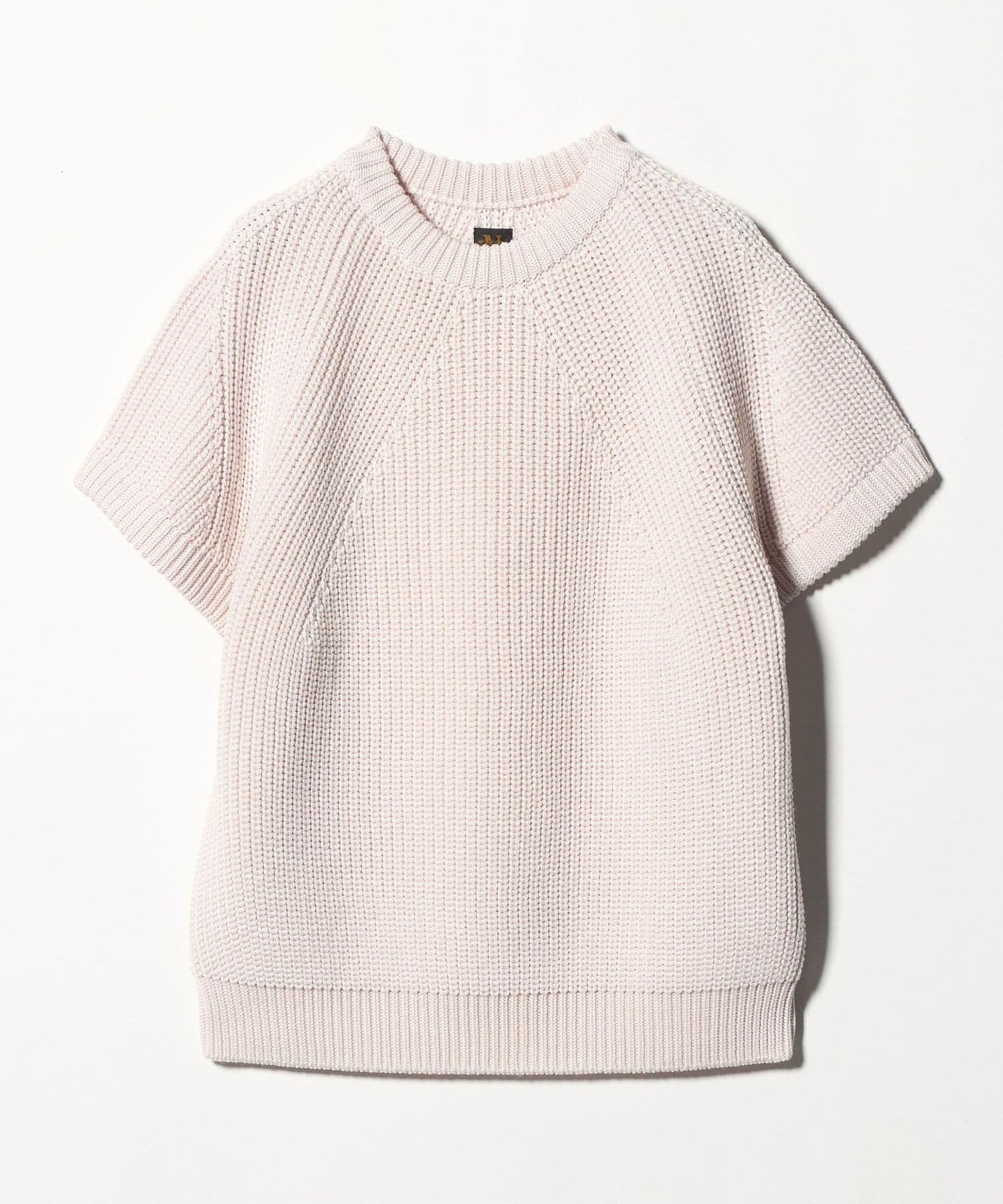 美品 ★BATONER ×UNITED ARROWS ◎半袖ニット 2サイズ 別注】<BATONER>アゼ ショートスリーブ ニット