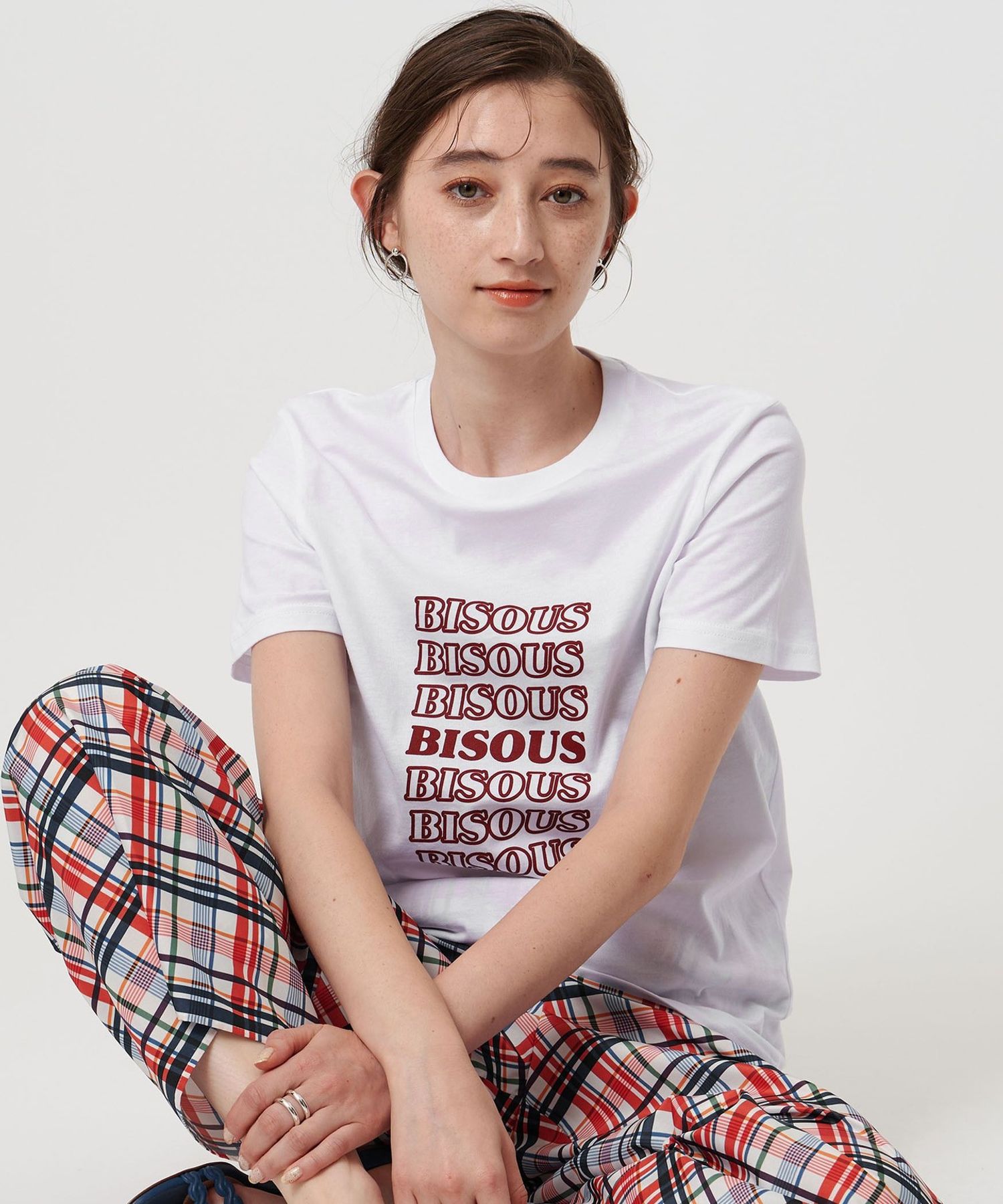 tシャツ 「Les Petits Basics」FRANCE プリントTシャツ レディース Les Petits Basics tシャツ 「Les Basics」FRANCE プリントT