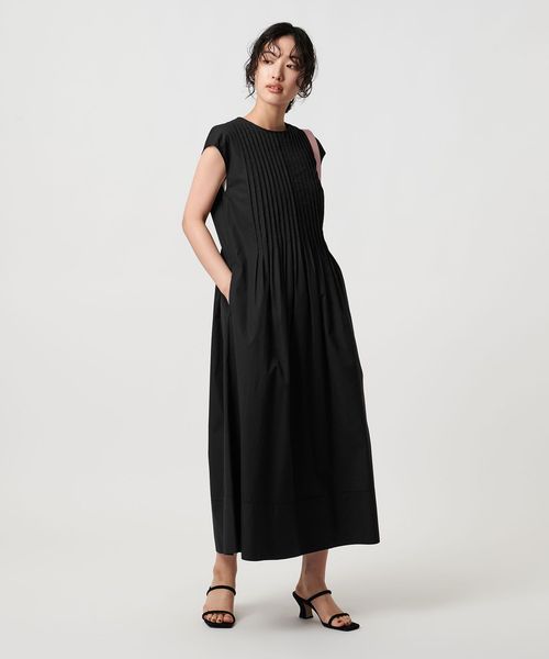 UNITED ARROWS/コットンシルク シルキータックワンピース ― ウォッシャブル ―/ワンピース