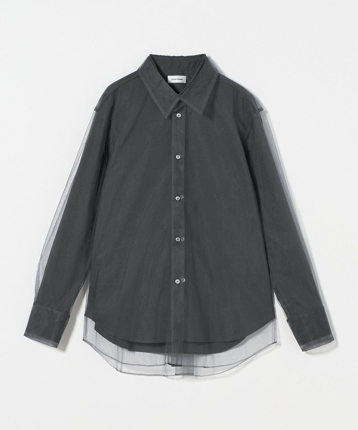 新品　Chika Kisada チュールコンビシャツ　ユナイテッドアローズ Chika Kisada＞ チュール コンビ シャツ