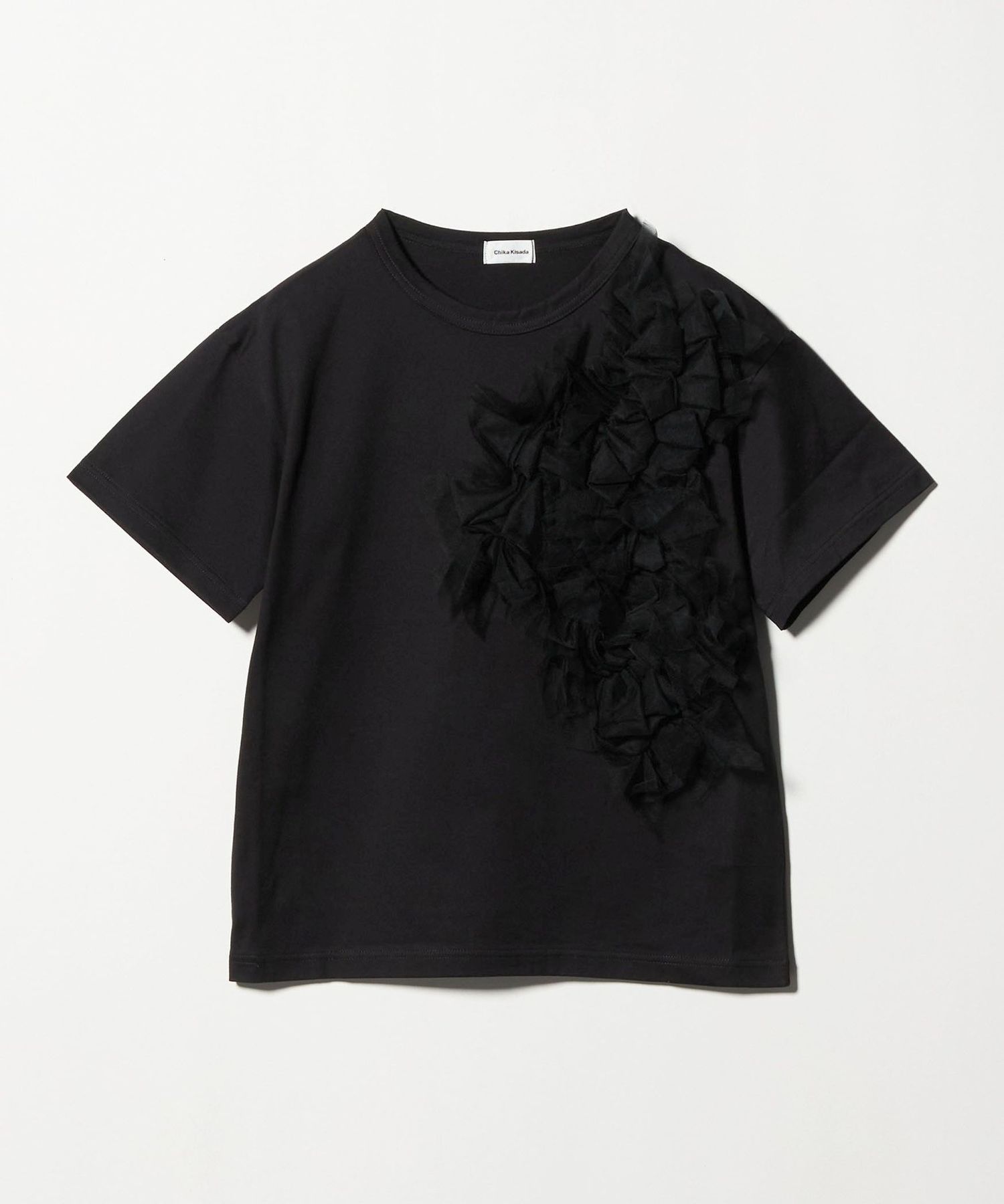 Chika Kisada＞チュール フラワー Tシャツ