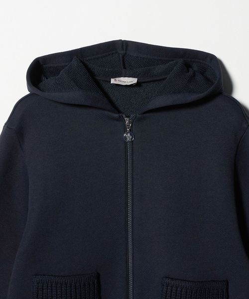 MONCLER＞ジップ フード パーカー