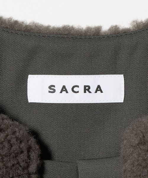 完売品　新品SACRA プードルファーボアベスト　ユナイテッドアローズ SACRA＞ボア ミニベスト