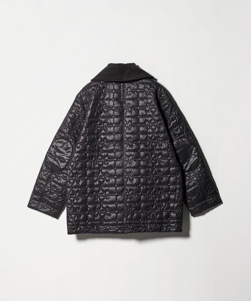 GANNI＞ミディキルティングジャケット