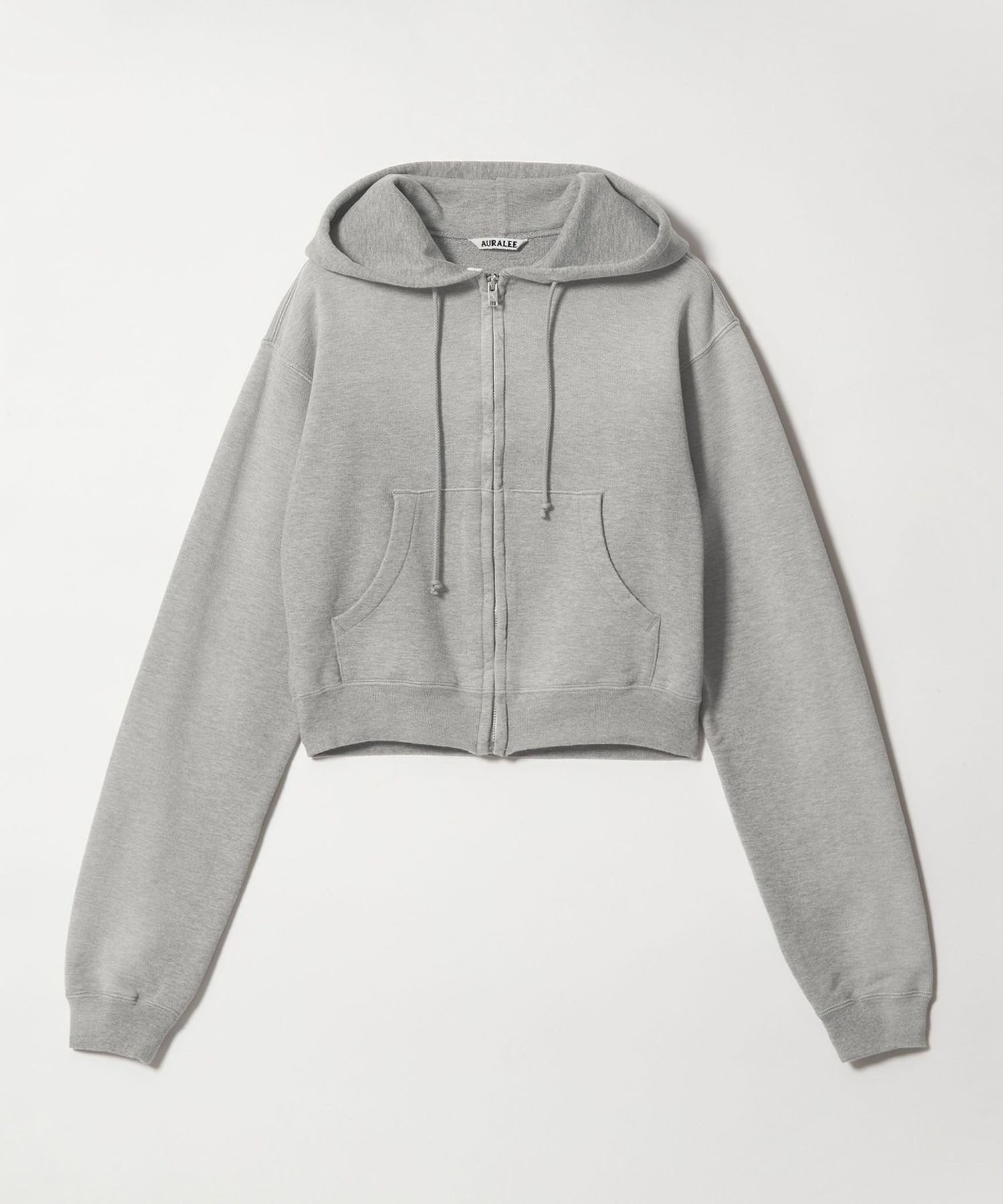AURALEE＞スウェット ジップ パーカー