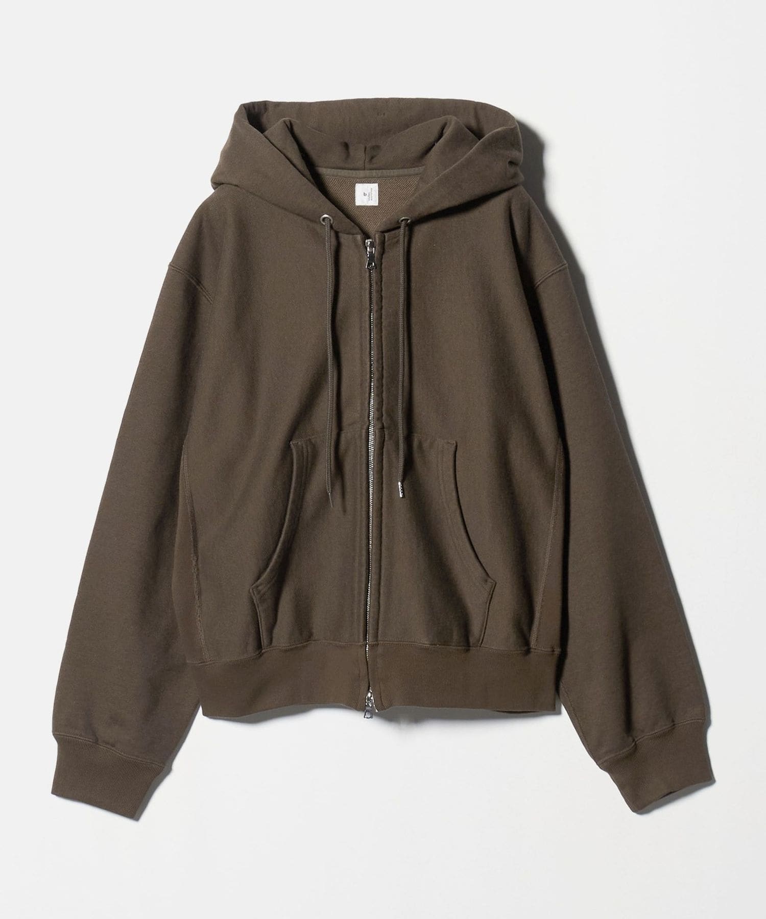 【高級】blurhms rootstock スウェットジップパーカー　ブラウン blurhms ROOTSTOCK＞スウェット フーディ
