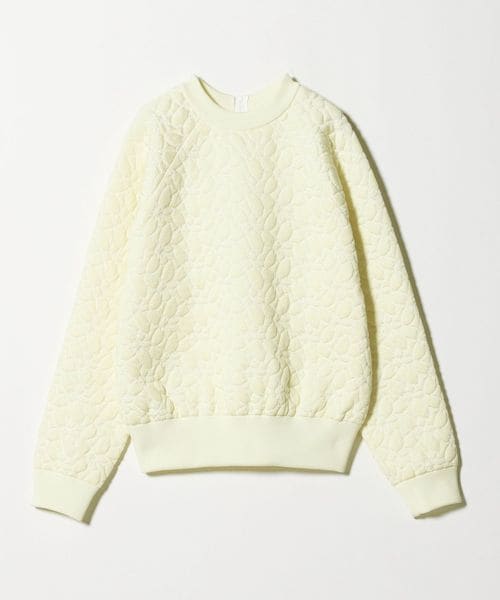 WRAPINKNOT/＜WRAPINKNOT＞フラワー キルト プルオーバー ニット/Tシャツ / カットソー